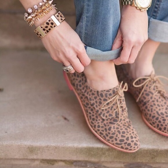 cheetah oxfords
